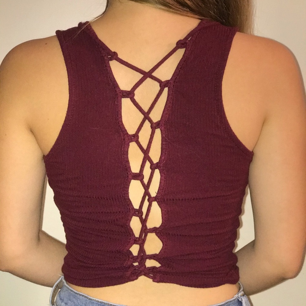 Maroon/Red Tank Top
